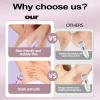 Bikini Trimmer for Women Electric Razors for Women Women's Electric Razor 2 in 1 Shaver Pubic Hair Trimmer Ipx7 Waterproof Wet Dry Use Bikini Shaver for Ladies Pubic, Legs, Face, Underarms (Purple) view 3