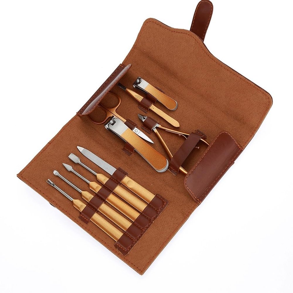 10 Piece Nail Set PU Beauty Set Nail Enhancement Tools