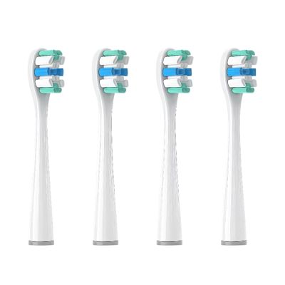 Replacement Toothbrush Head. Compatible for Usmile P1 P10 P20 P20PRO U1 U2 U3 P4 Electric Toothbrush(4 White Clean Models)