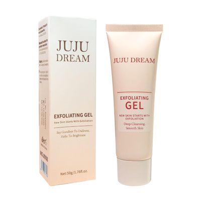 Exfoliating Gel Purifying Peeling Gel for Face and Body, Gentle Moisturizing Exfoliator with Visible Peeling Action for Sensitive Skin, Deep Cleansing and Brightening Formula, Daily Skincare