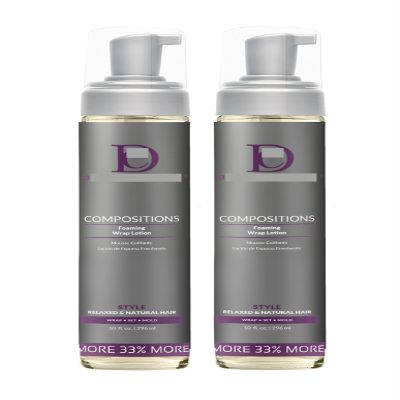 DES Design Essential Compositions Foaming Wrap Lotion 10oz (2pack)