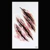 Halloween Tattoo Stickers - Horror Makeup Effects Temporary Tattoo Realistic Wound Scars Blood Drops Body Art Decals (Style52) view 2