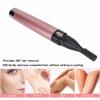Brrnoo Eyebrow Shaver, Electric Eyebrow Trimmer, Eyebrows Shaver Face Hair Trimmers, for Face Lips Armpit Leg Body, for Women Men Body Hair Remover (Pink) view 3