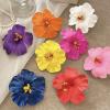 5 Pcs Hawaiian Flower Hair Clips for Women Plumeria Hibiscus Hair Clip Artificial Flower Clips 3.5 Inch Floral Hair Barrettes for Summer Vacation Beach Party Girls Holiday Gifts view 4