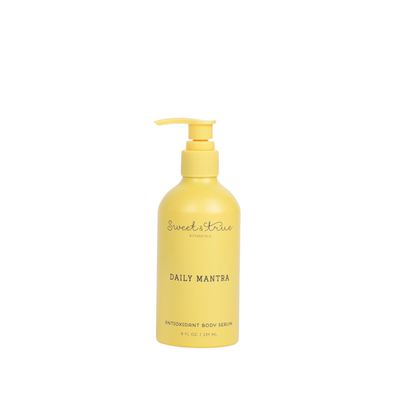 Sweet & True Daily Mantra Body Serum Antioxidant Botanical Body Serum | Lightweight & Fast-Absorbing Formula | Suitable for Dry & Sensitive Skin | 8 oz