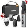 Body Hair Trimmer for Men - kensen 3-in-1 Beard Trimmer for Men, Manscape Men's Groin & Pubic Hair Trimmer IPX6 Waterproof Wet/Dry Hair Clippers for Mens Rechargeable Electric Razor for Mens (Gray) view 1