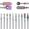 14pcs Nail Diamond Grinding Needles Set Nail Surface Coat Removal Polish Cleaning Buffing Heads Tools view 1