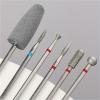 6-Piece Diamond & Silicone Grinding Kit - Polishing & Cuticle Exfoliation for Cuticle Prep & Nail Care view 2