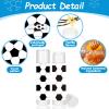 12 Pack Soccer Lip Balm for Soccer Theme Party Bulk Gifts,Beeswax Moisturizing Lip Balm,Vanilla Flavor Plumping Chapstick for Soccer Team Girls kids Men Women Sports Lovers view 3