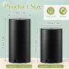 Teenyyou 30 Pack 30ml/1oz Empty Deodorant Containers, Bottom Filling, Black Plastic Oval Refillable Deodorant Containers Twist up Oval Lip Balm Tube for DIY Deodorants Lipstick Crayon Lotion view 2