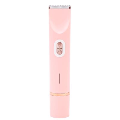 Pongnas Women Body Hair Trimmer 2 in 1 IPX7 Trimmer with Type C Charging (Pink)