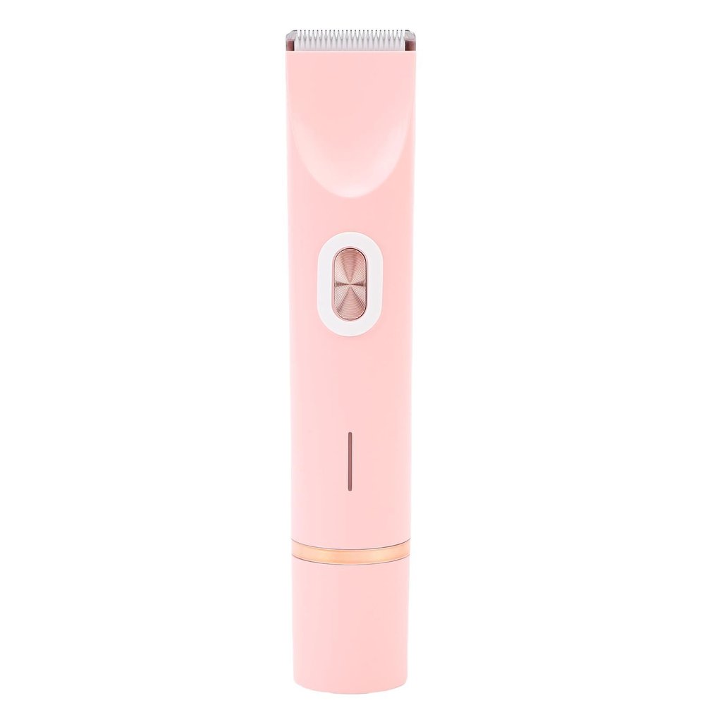 Pongnas Women Body Hair Trimmer 2 in 1 IPX7 Trimmer with Type C Charging (Pink)