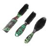 Dioche 3pcs Professional Men Beard Brush Set - Versatile Nylon Hair Beard Grooming Brushes with Ergonomic Grip and Neck Dust Comb for All Types view 1