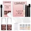 LASHVIEW Lash Lift and Eyebrow Kit, Professional Eyelash Perm Kit and Eyelash & Eyebrow Set Quick Lifting & Voluminous Coloring Gifts for Women Salon Grade Home DIY(BLACK) view 1