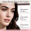 LASHVIEW Lash Lift and Eyebrow Kit, Professional Eyelash Perm Kit and Eyelash & Eyebrow Set Quick Lifting & Voluminous Coloring Gifts for Women Salon Grade Home DIY(BLACK) view 2