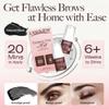 LASHVIEW Lash Lift and Eyebrow Kit, Professional Eyelash Perm Kit and Eyelash & Eyebrow Set Quick Lifting & Voluminous Coloring Gifts for Women Salon Grade Home DIY(BLACK) view 4