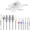 10pcs Nail Tungsten Alloy Grinding Heads Set Coat Removal Polish Cleaning Tools view 3