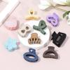 10 Pack Mini Hair Clips 1.5 Inch Small Claw Clips for Women Girls 10 Styles Nonslip Matte Hair Accessories view 2