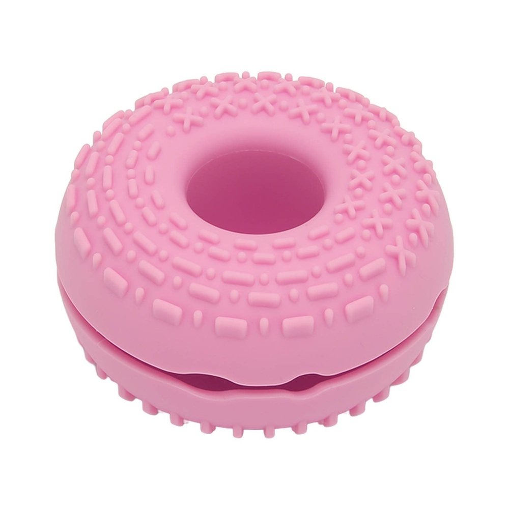 Makeup Brush Cleanser Bowl | Silicone Brush Cleansing Pad with 2 Textures for Large/Small Brushes | Bayonet Design Holds Brushes & Prevents Spills (Pink)