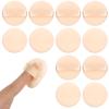 12 PCS Soft Microfiber Small Powder Puff, 1.5 Inches Small Powder Puff Mini Washable Powder Pact Makeup Sponges Finger-Sized for Women Face Sponge (Skin Color) view 1
