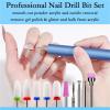 10Pcs Premium Ceramic Nail Drill Bits Set - Polish Removal & Surface Polishing view 2