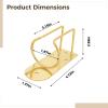 Deskium Includes Holders Silver And Gold, Hair Tool Organizer Steel Stainless, Clipper Holder Set Wall 2 Pcs Mount, For Clippers And Shavers, More Easy Install view 3