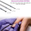 10Pcs Ceramic Nail Drill Bits Set for Surface Grinding - Nail Drill Machine Accessories view 4