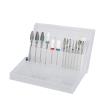 13pcs Nail Tungsten Steel Ceramic Grinding Needles Set Surface Polish Coat Removal Cleaning Buffing Heads view 1