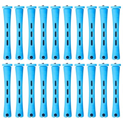 20 Curling Irons, Short Cooling Irons, Curling Irons Without Hot Compress, Curling Irons, Curling Irons, DIY Styling Tools, Small Curling Irons (Blue) ABS Plastic Silicone