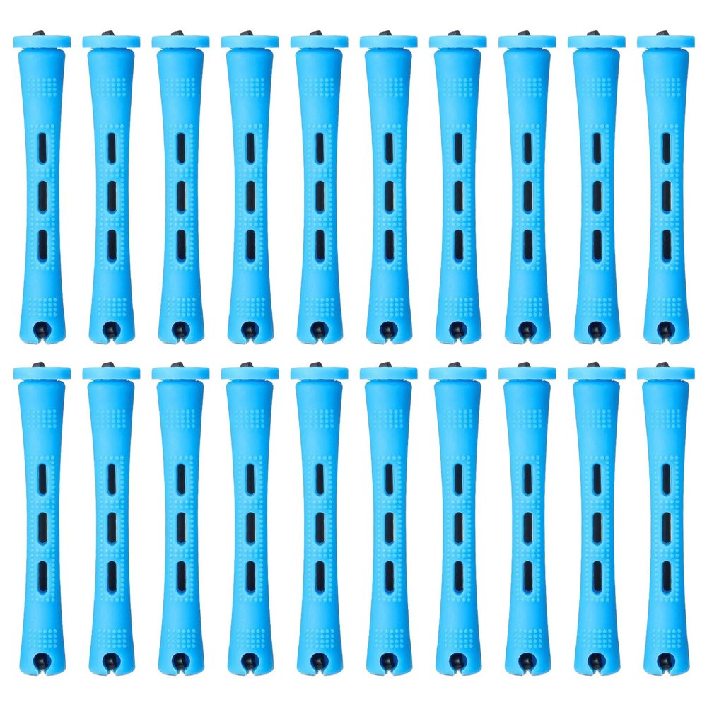 20 Curling Irons, Short Cooling Irons, Curling Irons Without Hot Compress, Curling Irons, Curling Irons, DIY Styling Tools, Small Curling Irons (Blue) ABS Plastic Silicone