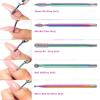 10Pcs Rainbow Abrasive Nail Drill Bits Kit for Cuticle Removal, Polish & Surface Grinding - Nail Drill Machine Accessories view 2
