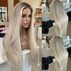 13x4 Brazilian Lace Front Wig 180 Density Natural Straight Hair - Mother's Day Gift, Party Hairstyle (28inches) view 3