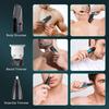 kensen Body Hair Trimmer for Men 3-in-1 Beard Trimmer for Men, Manscape Men's Groin & Pubic Hair Trimmer IPX6 Waterproof Wet/Dry Hair Clippers for Mens Rechargeable Electric Razor for Mens (Blue) view 4