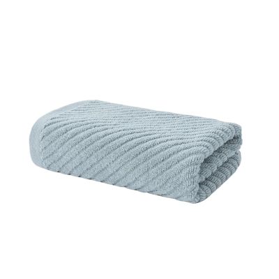 1Pcs Waffle Soft Face Towels Fit for Adults Plaid Hand Towel Cotton Care Bathroom Tools Sport Hair 13 * 28.74 Inch(Blue)