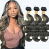 10A Grade P1B/27 Body Wave Human Hair Bundles 22 24 26 Inch 3 Bundles Deal Honey Blonde Highlight Brazilian Hair view 1