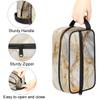 Foerrkelg Gold Marble Travel Toiletry Bag for Men  Hanging Kit - Waterproof Shaving Bag Bathroom Bags Wash Bag for Toiletries Accessories view 3