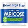 AOSORW Varicose & Spider Veins Cream  Natural Vein Treatment Leg Cream to Improve Circulation, Relieve Tired Legs & Swelling  Helps Reduce Appearance of Veins  3.4 Fl Oz (Pack of 1) view 1