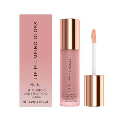 HMDABD Lip Gloss Plumping Moisturizes Softens Smoothing Lipstick Fuller-Looking Lips High Shine (02)