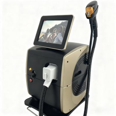 Professional Salon Hair Removal Device with Ice-feeling Handle, Painless and Comfortable Hair Removal Machine for Facial and Body