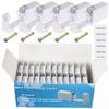 Nose Piercing Gun Kit - 72Pcs Self Nose Piercing Kit Unit Disposable Nose Piercing Gun Including 24Pcs Nose Piercing Gun with 24Pcs Built-in Nose Studs and 24Pcs Clean Tools for Nose Cartilage view 1