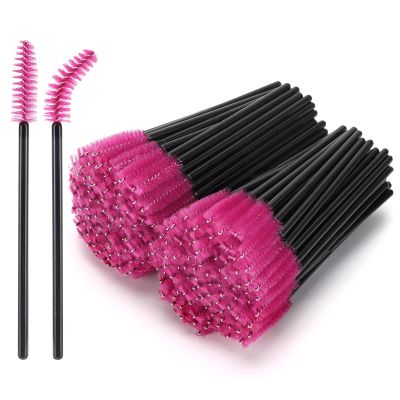 200 Pcs Disposable Mascara Wands Eyelash Brush Spoolies for Eye Lash Extension, Eyebrow and Makeup