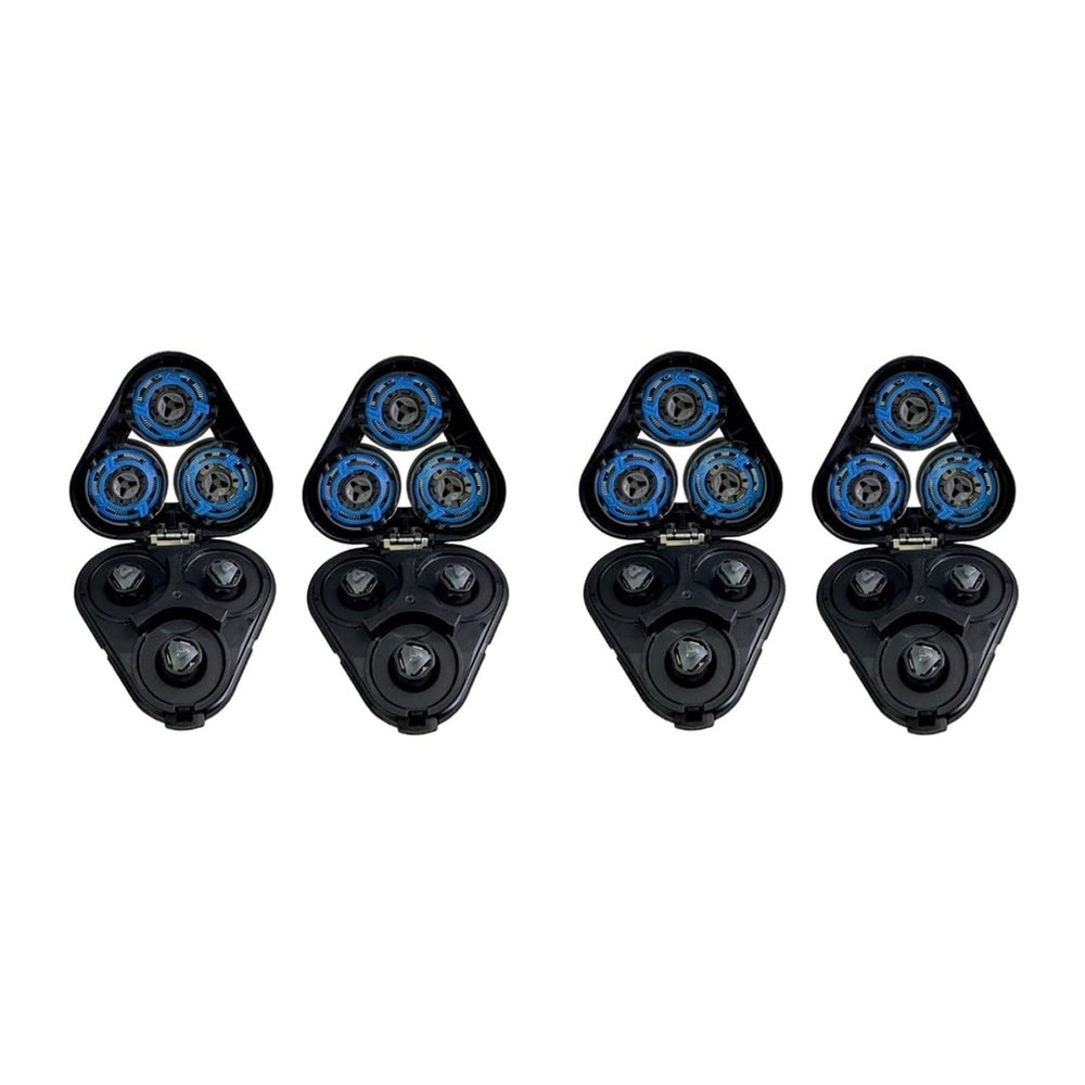 4 Pieces Replacement Shaving Heads, 5000 Series S5070 S5110 S5077 S5080 S5420 S5100 Razor Blade Replacement Heads