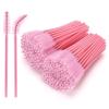 200 Pcs Disposable Eyelash Brushes Mascara Wands for Eye Lashes Extension Eyebrow and Makeup, Pink view 1