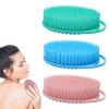 3PCS Silicone Body Scrubber Shower, Soft Gentle Shower Brush Loofah for Sensitive Skin, Lather Well, Handheld Cleansing Skin Brush for Young and Old Men Women (Colorful-A) view 1