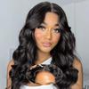 UCUVIC Wear And Go Glueless Wigs Human Hair Pre Plucked Pre Cut Curly 5x5 Body Wave Bob Wig Human Hair Lace Front Closure Wigs For Black Women 200 Density Curly Wig Glueless Wear And Go Black 18 Inch view 1
