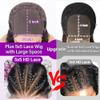 UCUVIC Wear And Go Glueless Wigs Human Hair Pre Plucked Pre Cut Curly 5x5 Body Wave Bob Wig Human Hair Lace Front Closure Wigs For Black Women 200 Density Curly Wig Glueless Wear And Go Black 18 Inch view 3