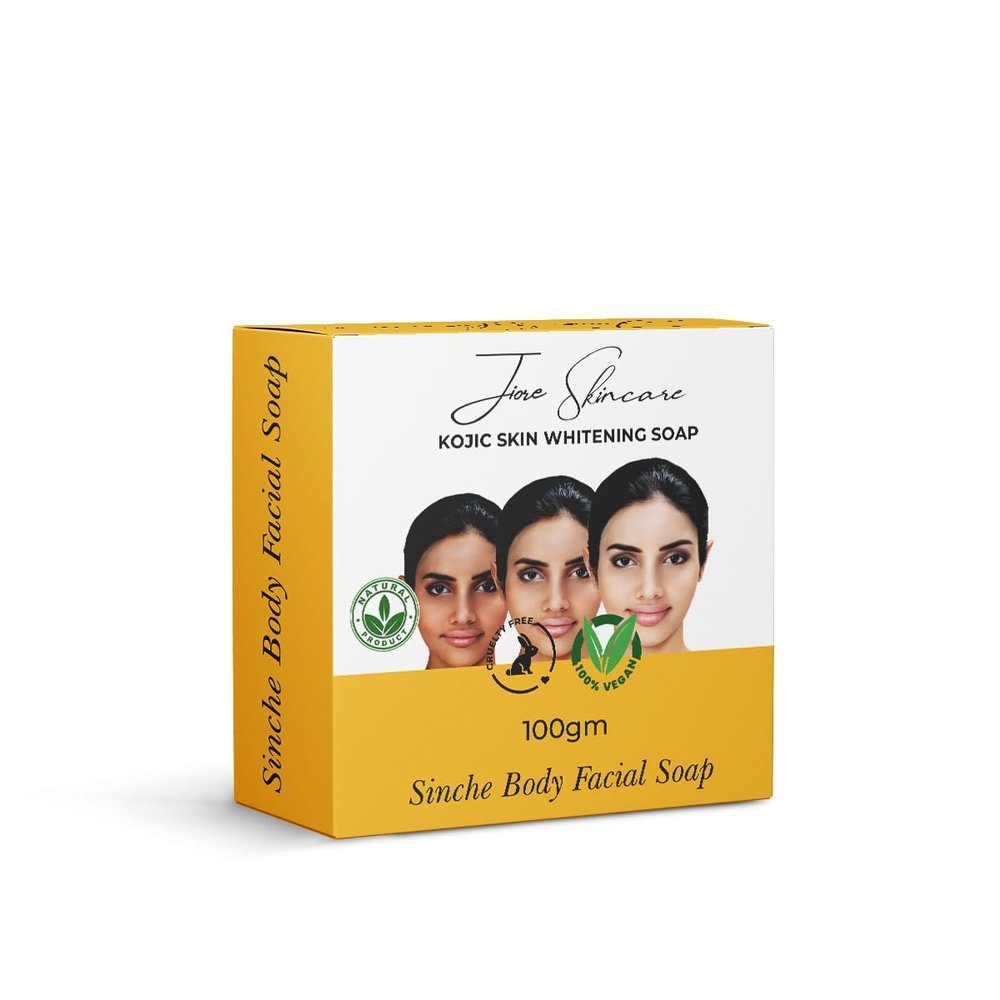 Jiore skincare sinche Body Kojic Soap Natural & Nourishing Gentle Cleanse & Moisturize with Herbal Extracts Suitable for All Skin Types (Pack of - 1)