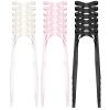 18Pcs Hair Bows with Tassel, 3.74Inch Bow Hair Clips Silky Satin Bowknot Clips with Long Tail for Women Halloween Rave Christmas Wedding Prom Accessories (Beige, Black, Pink) view 1