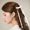 18Pcs Hair Bows with Tassel, 3.74Inch Bow Hair Clips Silky Satin Bowknot Clips with Long Tail for Women Halloween Rave Christmas Wedding Prom Accessories (Beige, Black, Pink) view 4