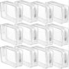 10pcs Clear Toiletry Bag Transparent PVC Storage Travel Organizer Clear Makeup Bag Beautician Cosmetic Bag Beauty Case Toiletry Bag Wash Bags(Clear L) view 1